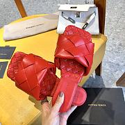Bottega Veneta Lido Flat Sandals Red 608853 - 6