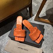Bottega Veneta Lido Mules Tangerine Orange 608854 - 1