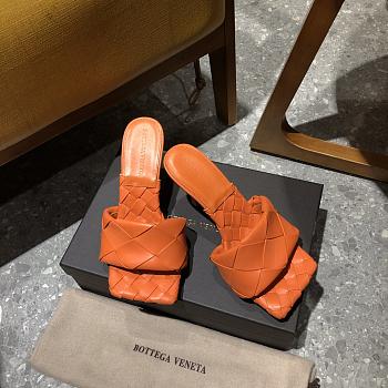 Bottega Veneta Lido Mules Tangerine Orange 608854