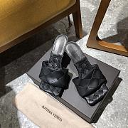 Bottega Veneta Lido Mules Black 608854 - 1