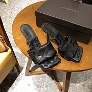 Bottega Veneta Lido Mules Black 608854 - 5