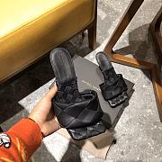 Bottega Veneta Lido Mules Black 608854 - 2