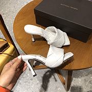Bottega Veneta Lido Mules White 608854 - 4