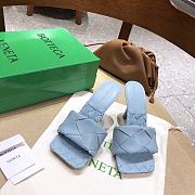 Bottega Veneta Lido Mules Light Blue 608854 - 3