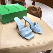 Bottega Veneta Lido Mules Light Blue 608854 - 4