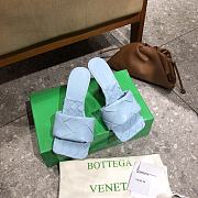 Bottega Veneta Lido Mules Light Blue 608854 - 5