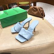 Bottega Veneta Lido Mules Light Blue 608854 - 6