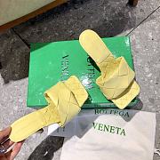 Bottega Veneta Lido Mules Light Yellow 608854 - 3