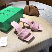 Bottega Veneta Lido Mules Light Pink 608854 - 1