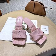 Bottega Veneta Lido Mules Light Pink 608854 - 2