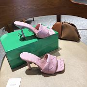 Bottega Veneta Lido Mules Light Pink 608854 - 4