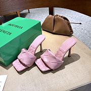 Bottega Veneta Lido Mules Light Pink 608854 - 6
