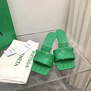 Bottega Veneta Lido Mules Green 608854 - 1