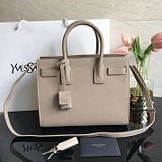 Ysl Baby Classic Sac De Jour In Grained Leather Beige 421863 26x20.5x12.5cm - 1