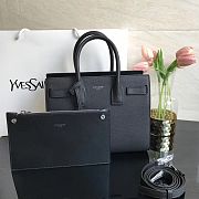 Ysl Baby Classic Sac De Jour In Grained Leather Black 421863 26x20.5x12.5cm - 5