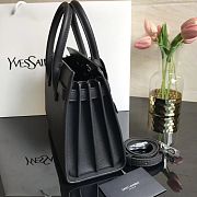 Ysl Baby Classic Sac De Jour In Grained Leather Black 421863 26x20.5x12.5cm - 2