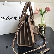 Ysl Baby Classic Sac De Jour In Grained Leather Brown 421863 26x20.5x12.5cm - 4