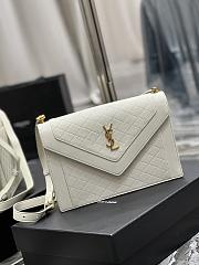 Ysl Gaby Satchel In Leather White 668863 26×18×5cm - 6