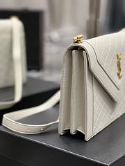 Ysl Gaby Satchel In Leather White 668863 26×18×5cm - 5