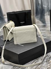 Ysl Mini Gaby Satchel In Leather White 6855741 20×14.5×4.5cm - 4