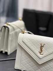 Ysl Mini Gaby Satchel In Leather White 6855741 20×14.5×4.5cm - 3