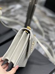 Ysl Mini Gaby Satchel In Leather White 6855741 20×14.5×4.5cm - 2