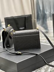 Ysl Mini Gaby Satchel In Leather Black 6855741 20×14.5×4.5cm - 6
