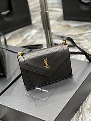 Ysl Mini Gaby Satchel In Leather Black 6855741 20×14.5×4.5cm - 3
