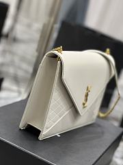 Ysl Gaby Chain Bag In White 6688641 26.5×18×3.5cm - 6