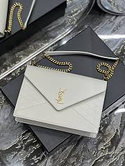Ysl Gaby Chain Bag In White 6688641 26.5×18×3.5cm - 5