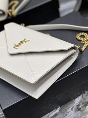 Ysl Gaby Chain Bag In White 6688641 26.5×18×3.5cm - 3