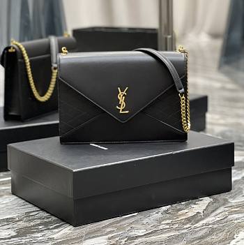 Ysl Gaby Chain Bag In Black 6688641 26.5×18×3.5cm