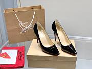 Chistian Louboutin Kate Patent Pump Black 100mm - 1