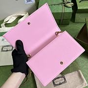 Gucci Mini Diana Bag With Bamboo Pink 696817 19x11x5cm - 3
