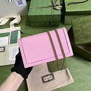 Gucci Mini Diana Bag With Bamboo Pink 696817 19x11x5cm - 2