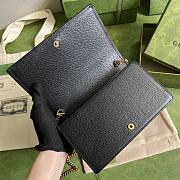 Gucci Mini Diana Bag With Bamboo Black 696817 19x11x5cm - 2