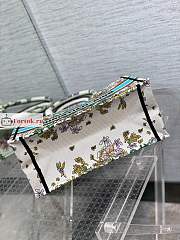Dior Small Book Tote D-Constellation Embroidery Latte M1296 36×18×28cm - 5