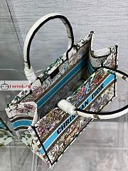 Dior Small Book Tote D-Constellation Embroidery Latte M1296 36×18×28cm - 4