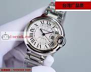 Cartier Ballon Automatic Watch Silver  - 4