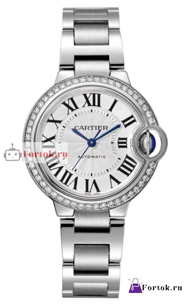 Cartier Balloon Automatic Diamond Silver  - 1