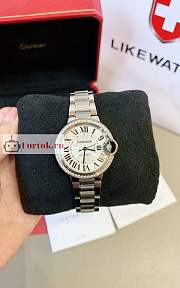 Cartier Balloon Automatic Diamond Silver  - 4