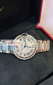 Cartier Balloon Automatic Diamond Silver  - 3