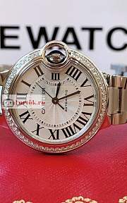 Cartier Balloon Automatic Diamond Silver  - 2