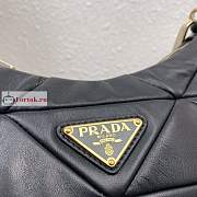 Prada Nappa Shoulder Bag In Leather Black 24x17x7cm - 5