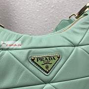 Prada Nappa Shoulder Bag In Leather Mint 24x17x7cm - 2