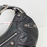 Balenciaga Small Le Cagole Shoulder Bag In Smooth Leather Black 6713071 33x16x8cm - 2