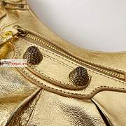 Balenciaga Small Le Cagole Shoulder Bag In Smooth Leather Golden 6713071 33x16x8cm - 2