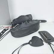 Balenciaga XS Le Cagole Shoulder Bag In Smooth Leather Gray 26x16x8cm - 3