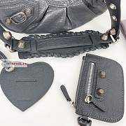 Balenciaga XS Le Cagole Shoulder Bag In Smooth Leather Gray 26x16x8cm - 2