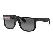 Rayban Justin Sunglasses Black - 1